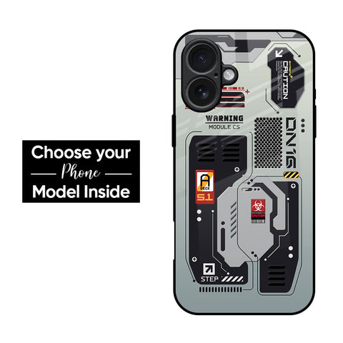 Techno Vibes Glass Case