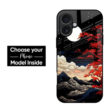 Scarlet Serenity Glass Case