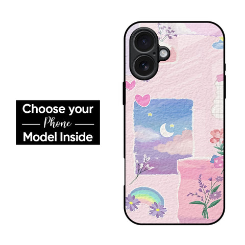 Petal Paradise Glass Case