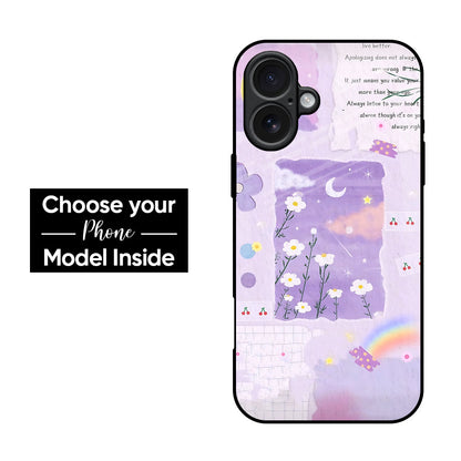 Poetic Bloom Glass Case