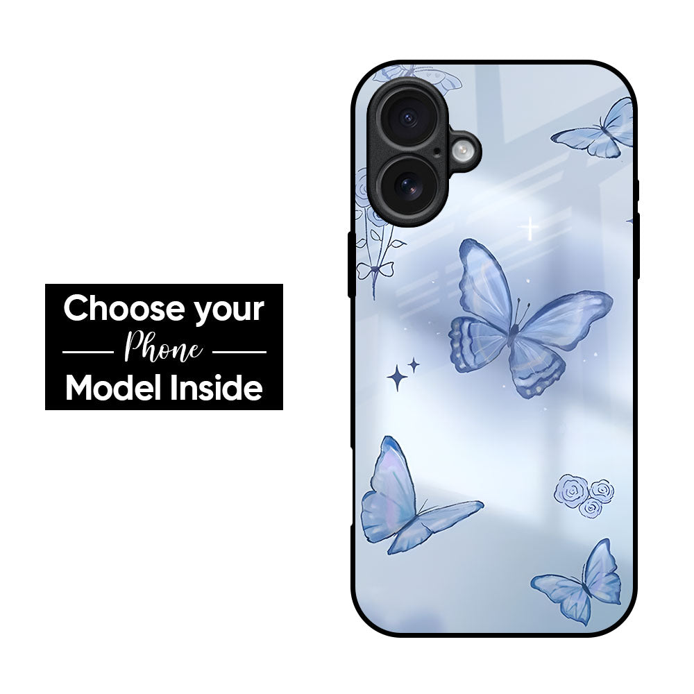 Winged Elegance Glass Case