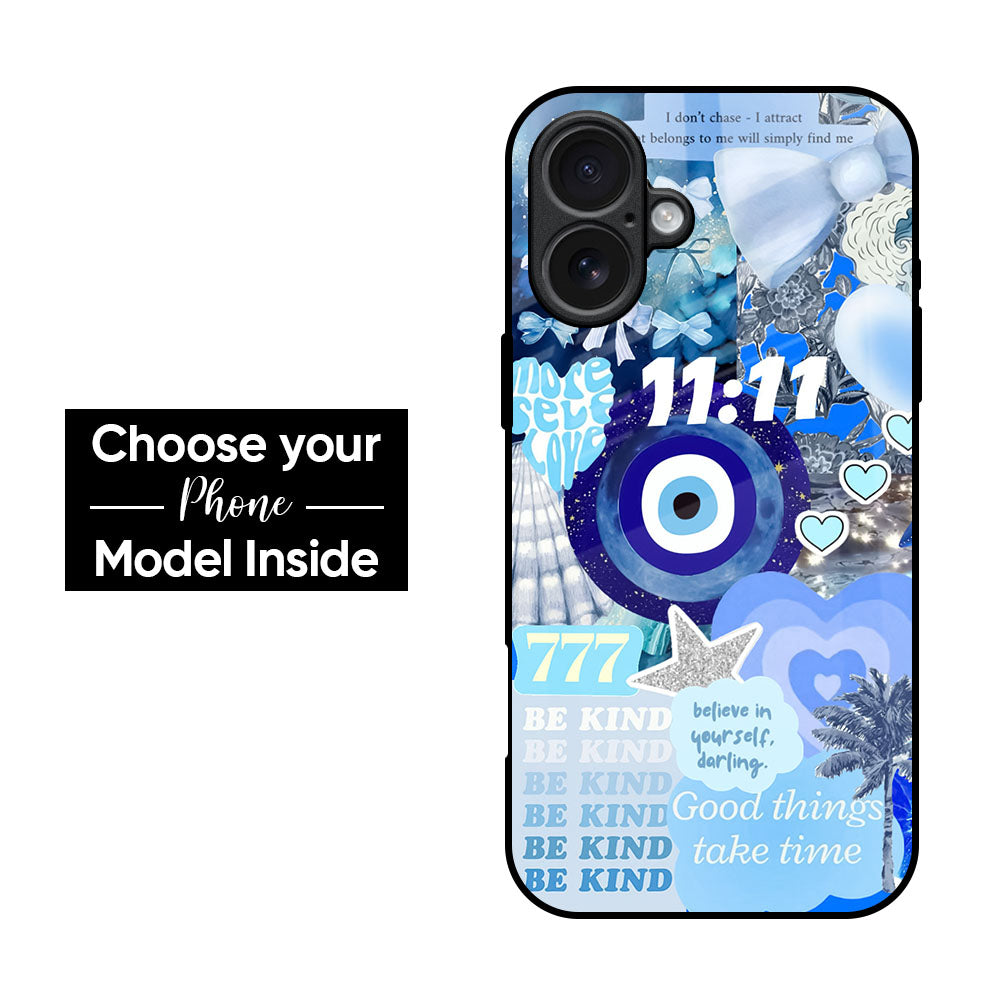 Blue Gaze Glass Case