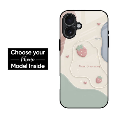 Strawberry Splash Glass Case