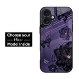 Purple Paradise Glass Case