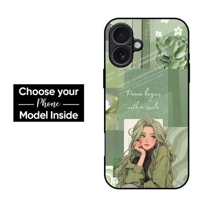 Fantasy Girl Glass Case