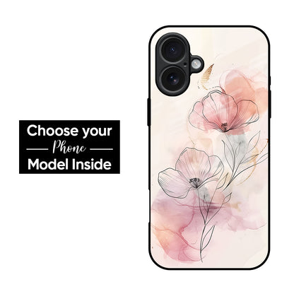 Carrara Bloom Glass Case
