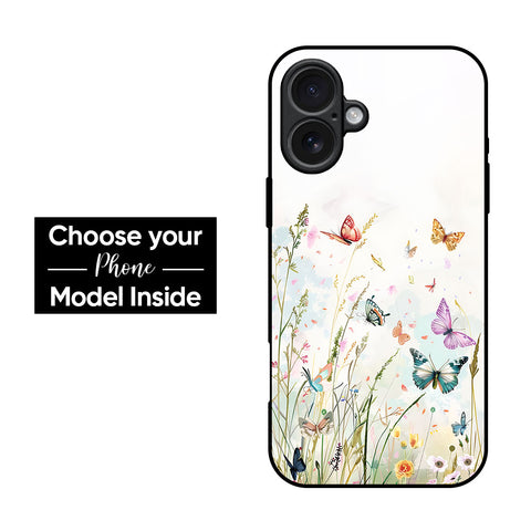 Fluttering Dreams Glass Case