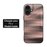 Rose Gold Shimmer Glass Case