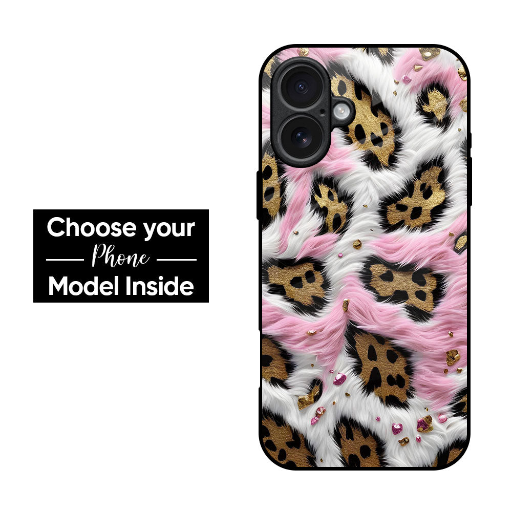 Blush Leopard Glass Case