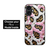 Blush Leopard Glass Case
