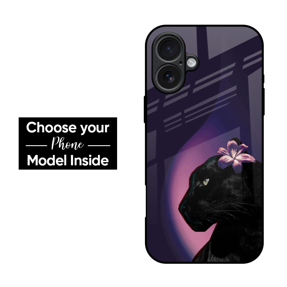 Black Panther Glass Case