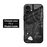 Face Art Glass Case