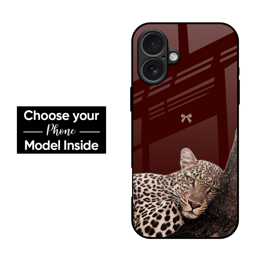 Sleepy Tiger Glass Case