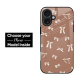 Brown Bow Glass Case