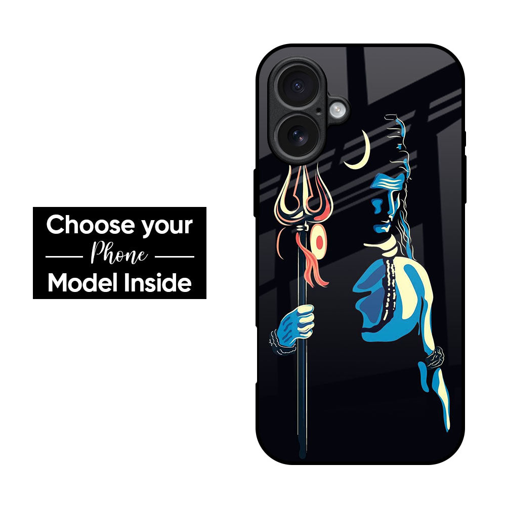 Lord Shiva Glass Case