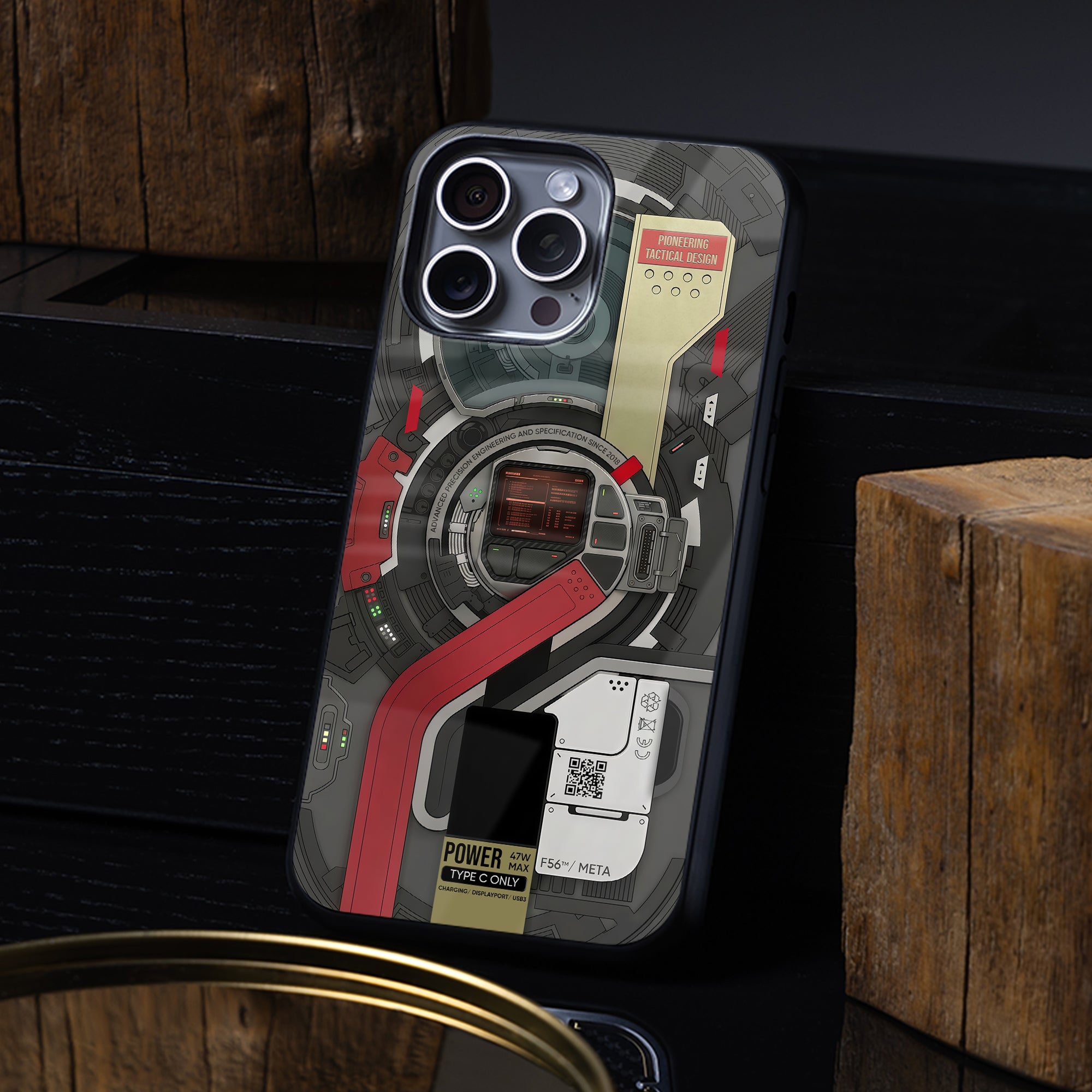 Cyber Core Glass Case - Glass Back Cover for Phone (View 1)