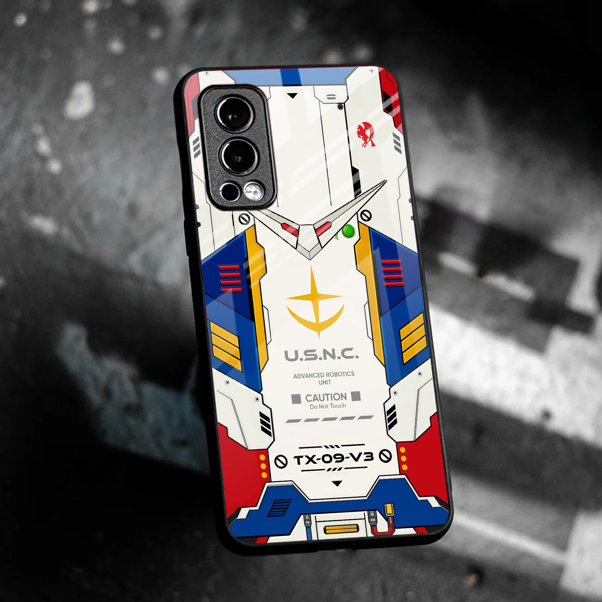 Mecha Armor Glass Case - Glass Back Cover for Phone (View 1)