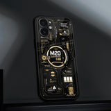 Amber Flux Glass Case - Glass Back Cover for Phone (View 1)