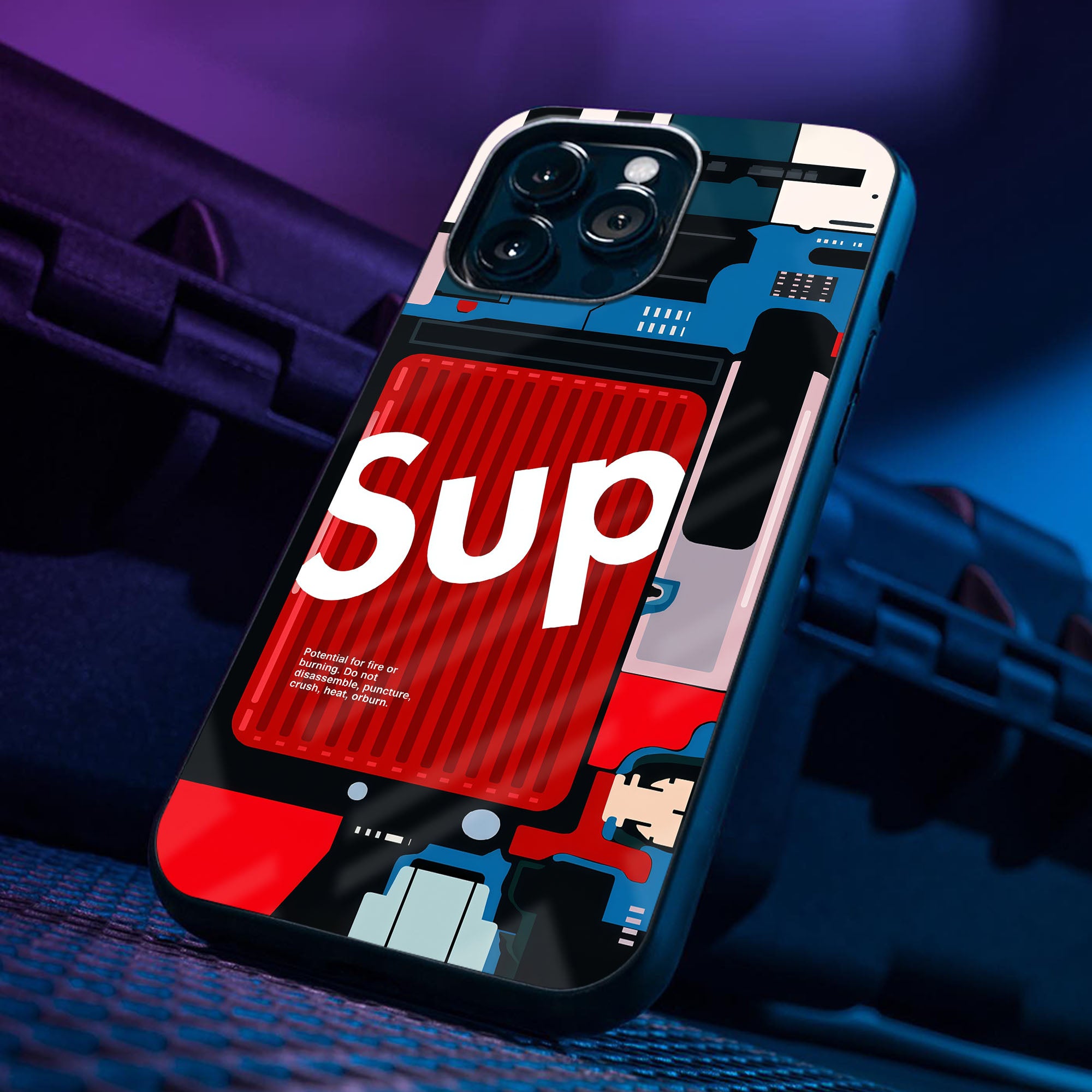 Street Hype Glass Case - Glass Back Cover for Phone (View 1)