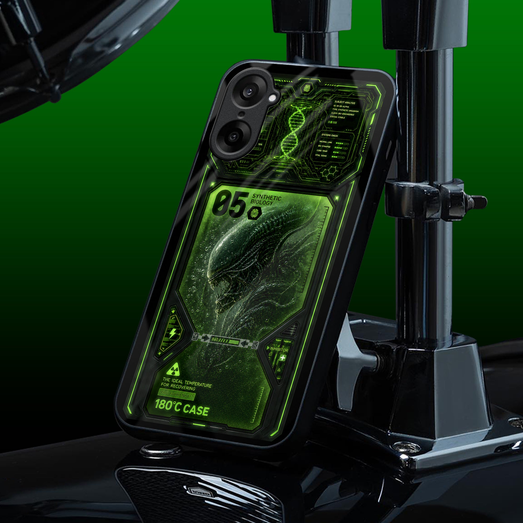 Xenon Venom Glass Case - Glass Back Cover for Phone (View 1)