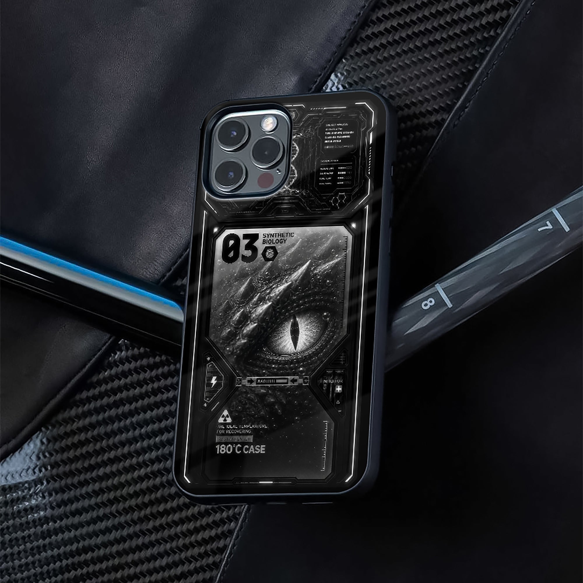 Viper Gaze Glass Case - Glass Back Cover for Phone (View 1)