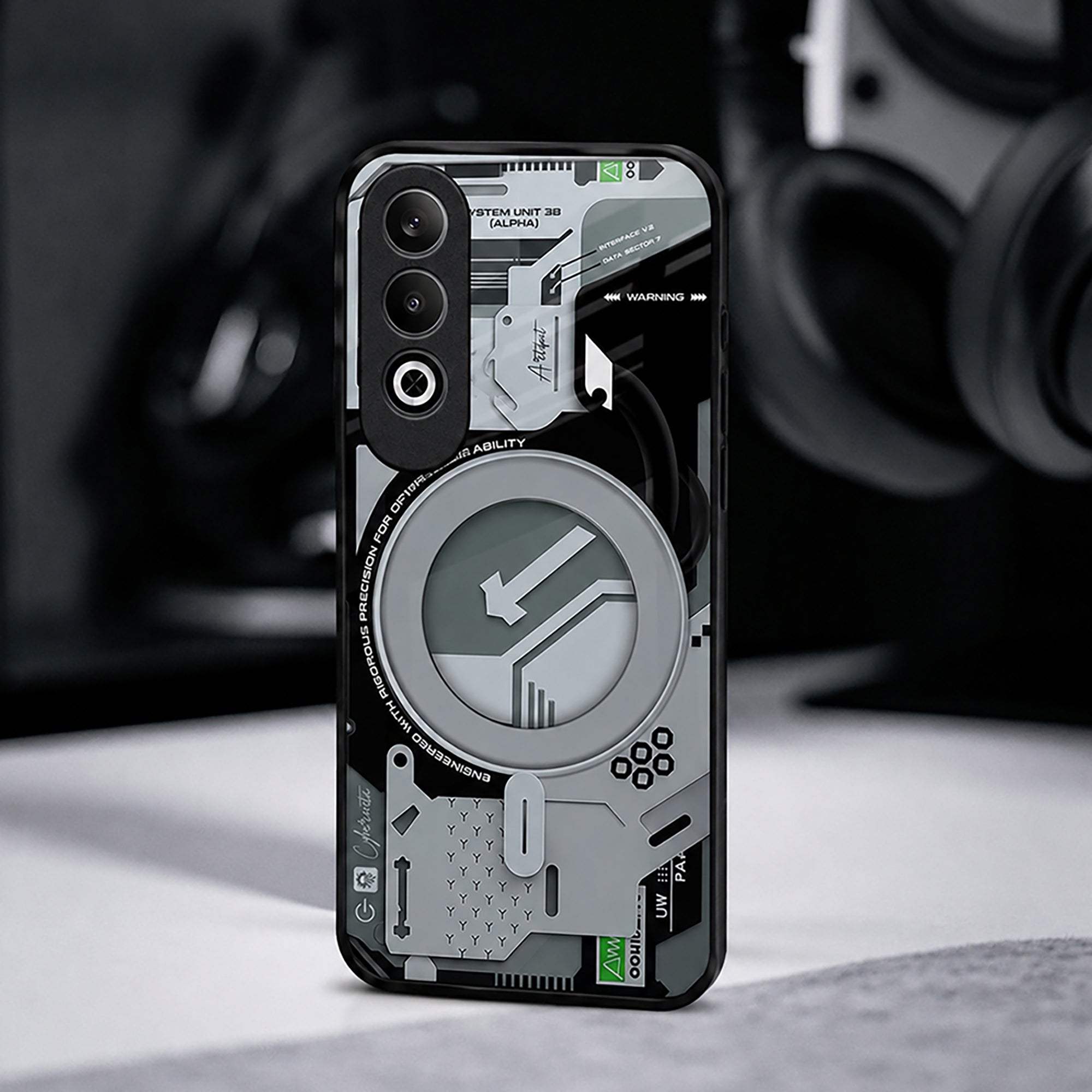Astro Ring Glass Case - Glass Back Cover for Phone (View 1)
