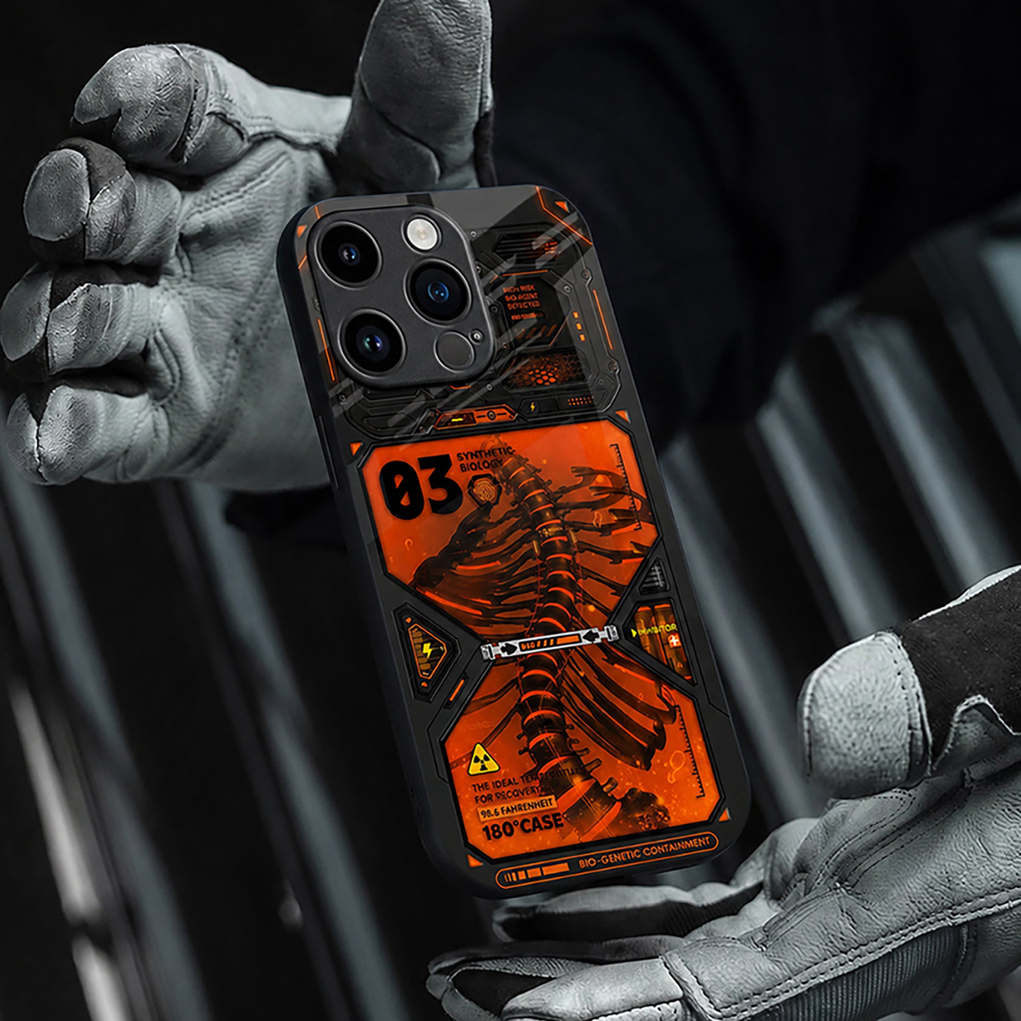 Bio Specimen Glass Case - Glass Back Cover for Phone (View 1)