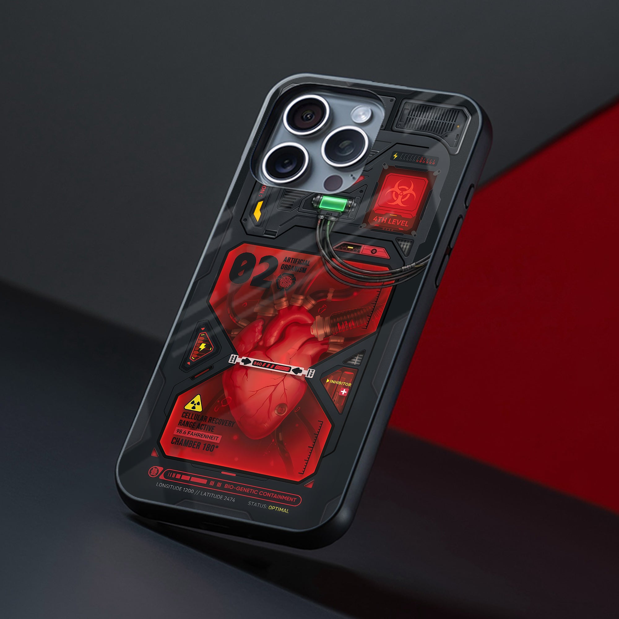 Digital Soul Glass Case - Glass Back Cover for Phone (View 1)