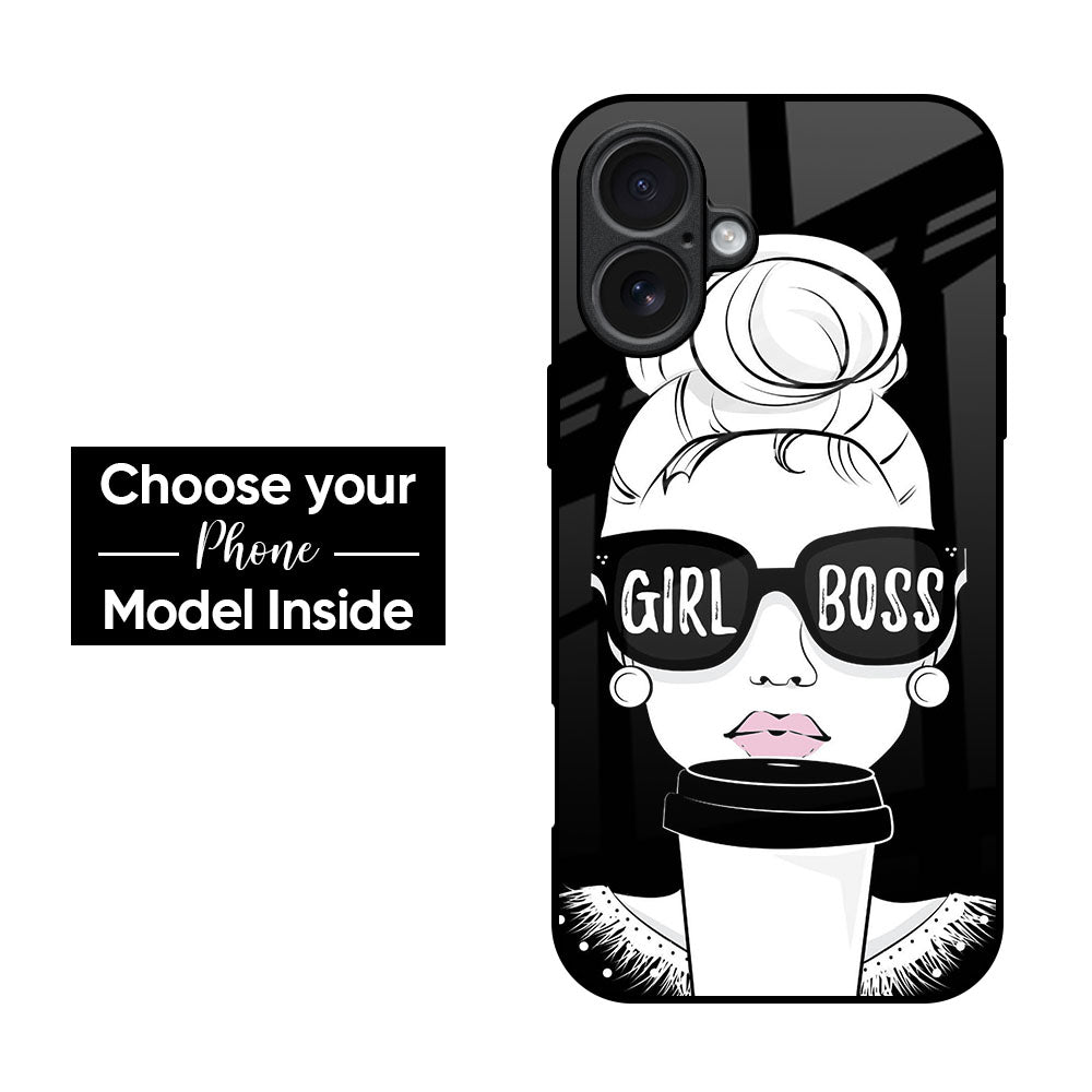 Girl Boss Glass Case