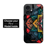 Retro Gorgeous Flower Glass Case