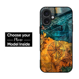 Architecture Map Glass Case