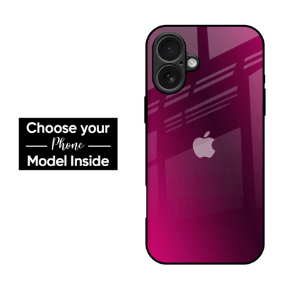 Pink Burst Glass Case