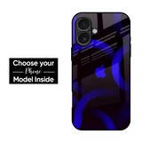 Blue Ring Light Glass Case