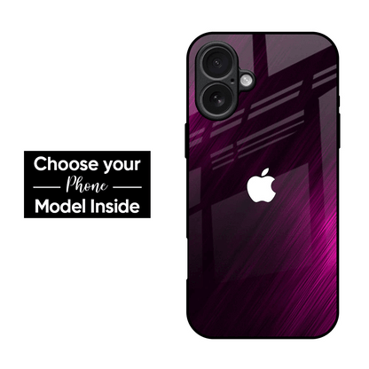 Pink Hairline Glass Case