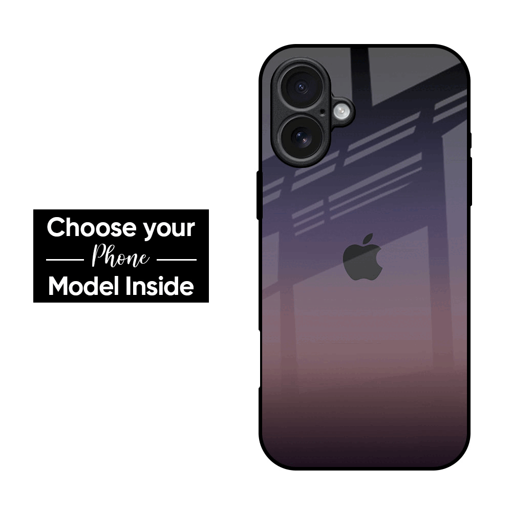 Grey Ombre Glass Case