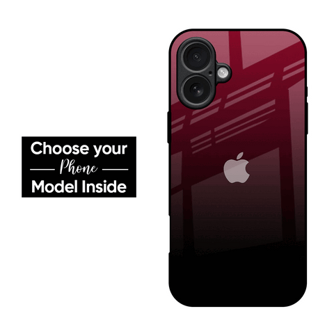 Wine Red Glass Case