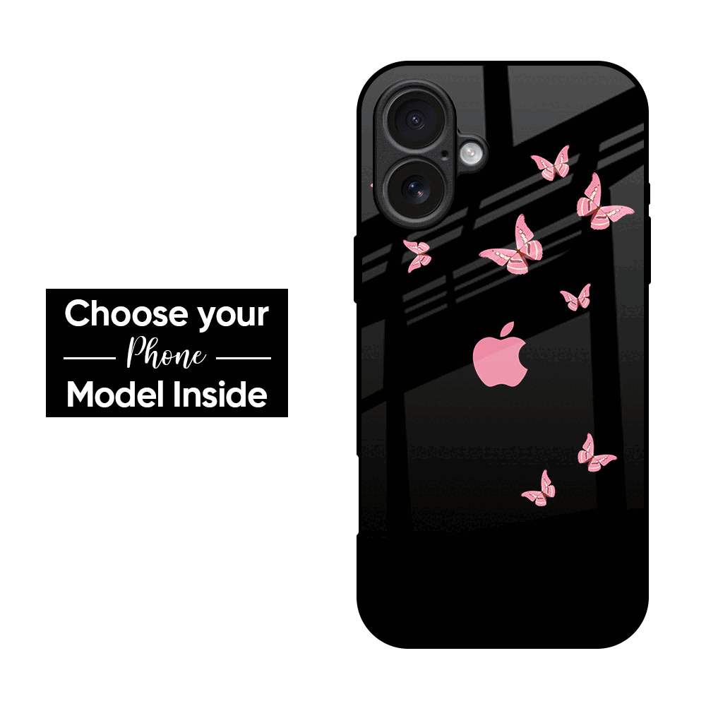 Fly Butterfly Glass Case