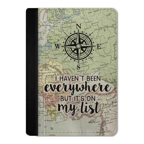 Travel List Passport Cover