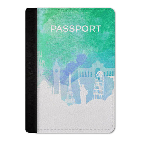Green Horizon Passport Cover