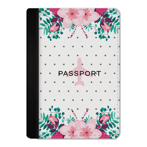 Floral Flight Passport Cover