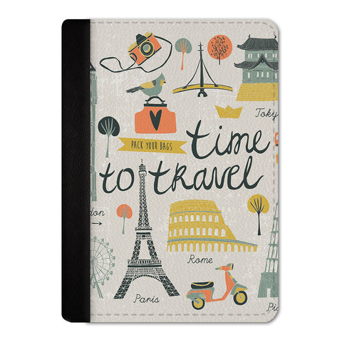 Time To Travel Passport Cover