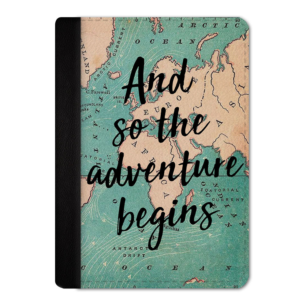 Adventure Begins Passport Cover