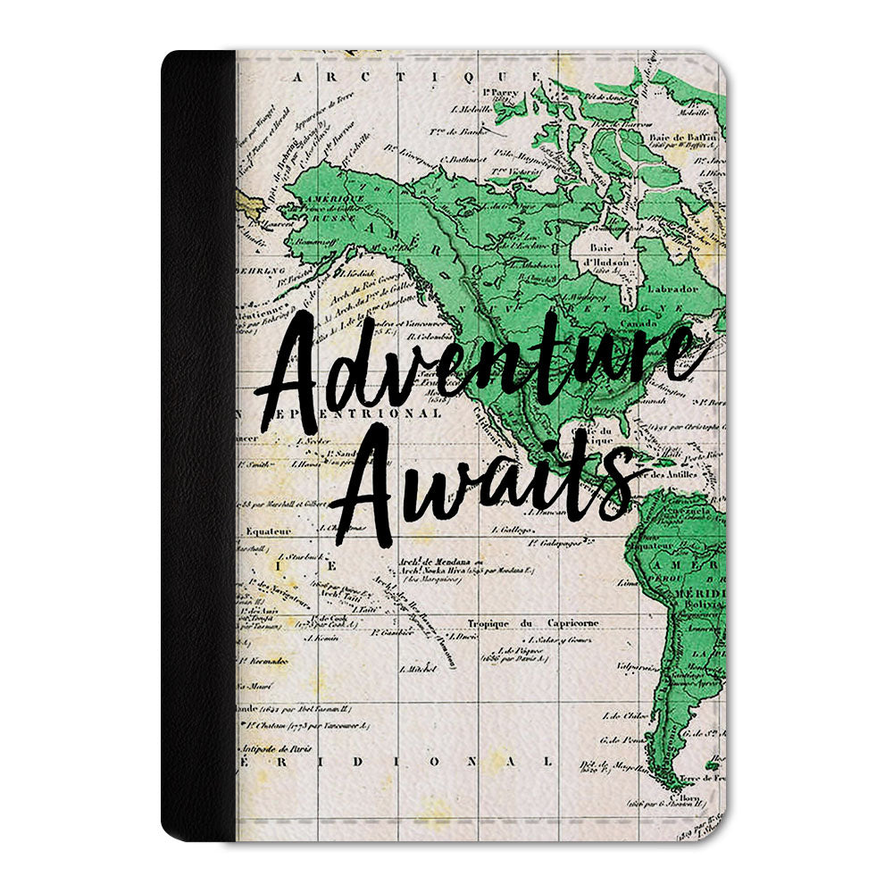 Adventure Awaits Passport Cover