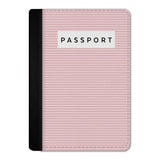 Pink Stripes Passport Cover