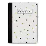 Golden Speckles Passport Cover
