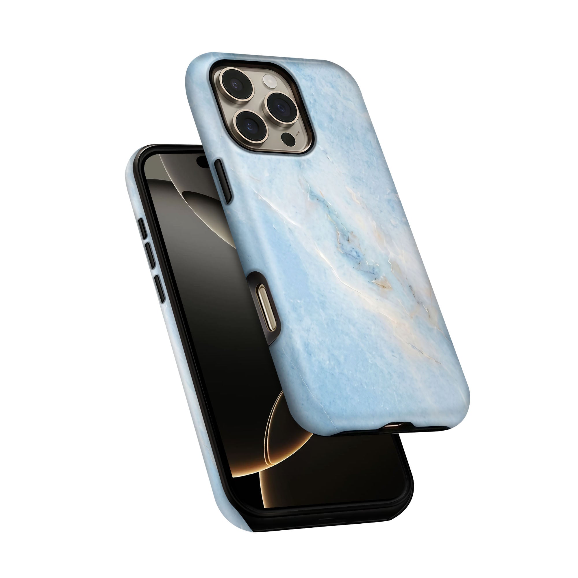 Blue Ice Marble Tough Case