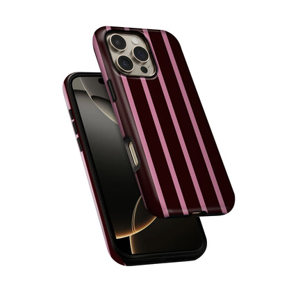 Maroon Stripes Tough Case