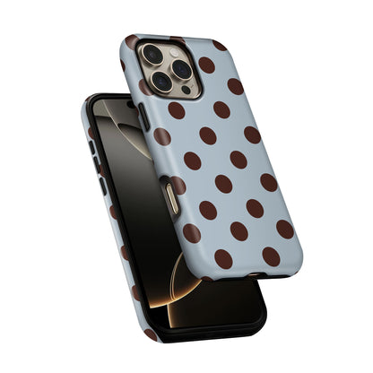 Blue Grey Dots Tough Case