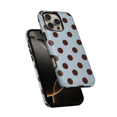 Blue Grey Dots Tough Case