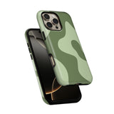 Sage Green Swirls Tough Case